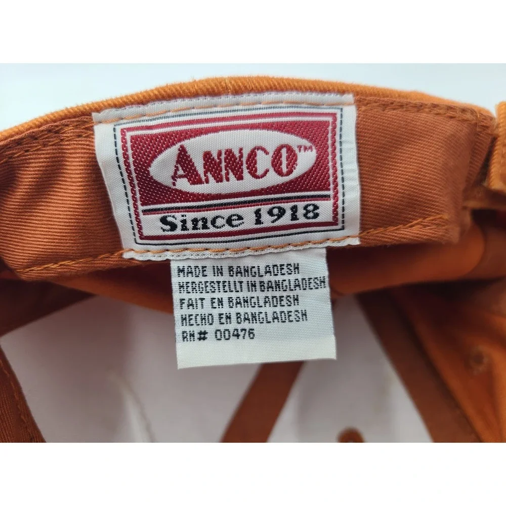 Vintage Youth University of Texas Longhorns Annco Adjustable Hat Cap NCAA Orange